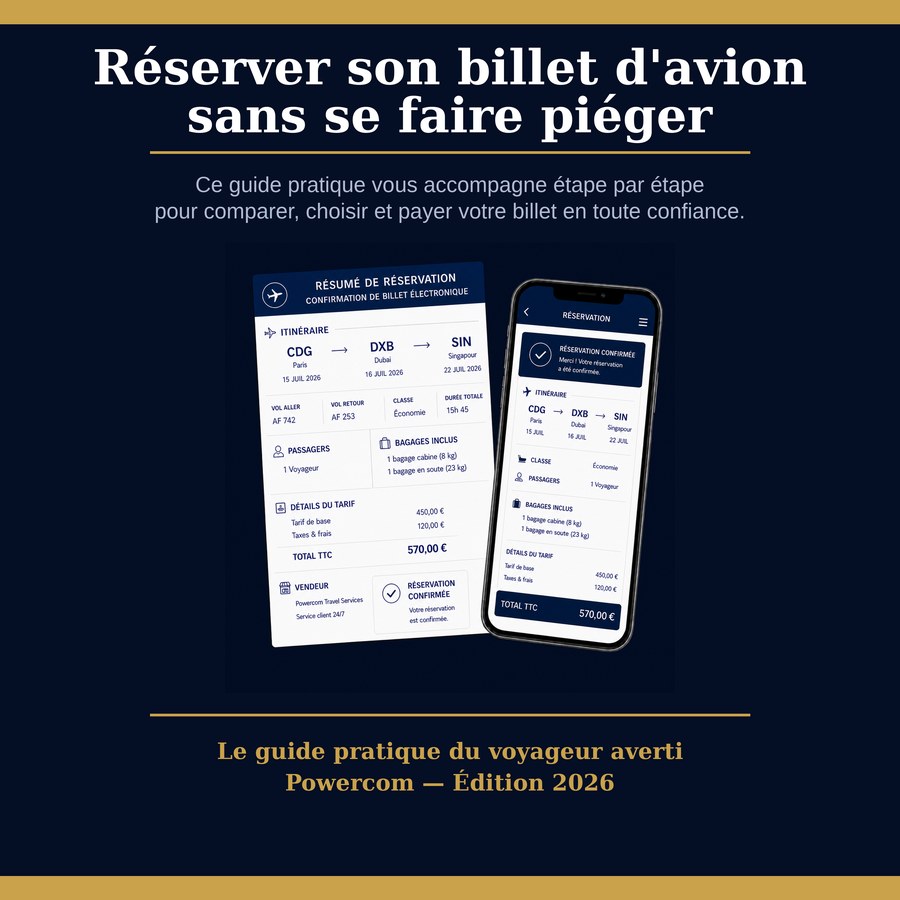 Réserver son billet d'avion sans se faire piéger