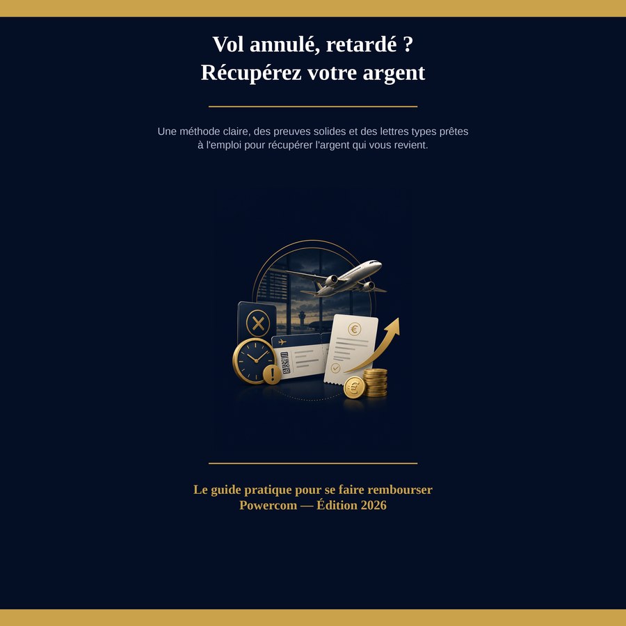 Vol annulé ou retardé : récupérer son argent