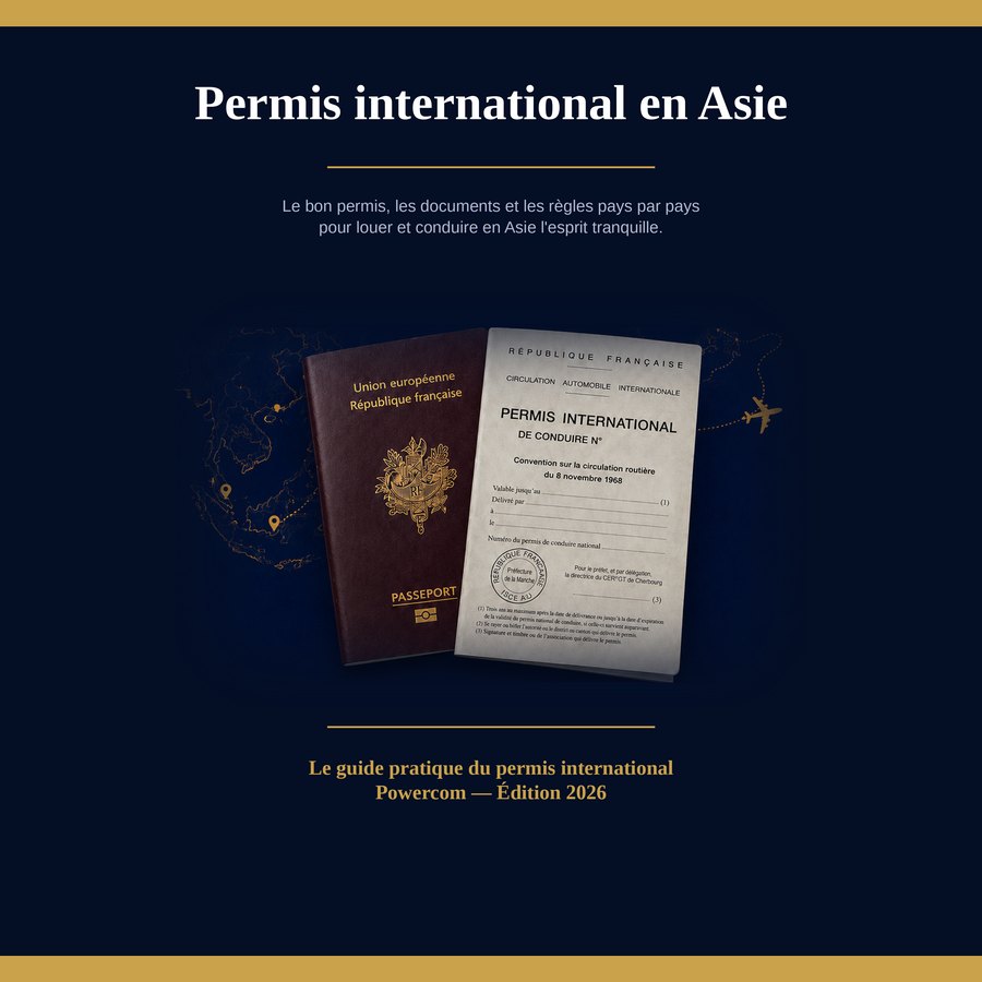 Le permis international pour partir en Asie