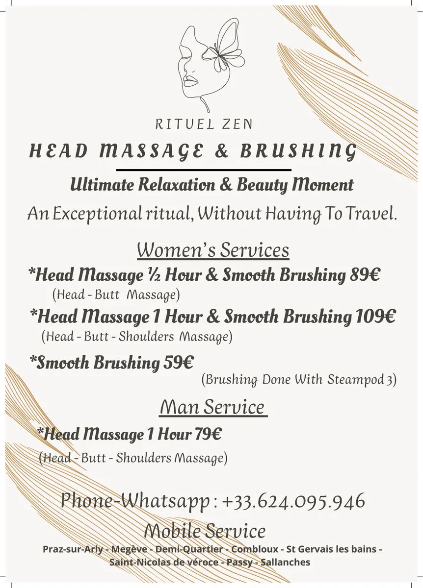 Flyer Rituel Zen (Version anglaise)