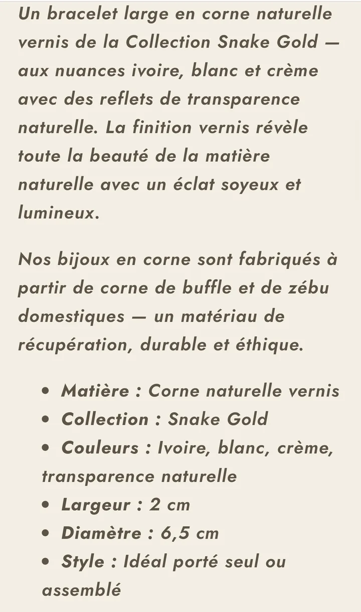 La boutique Trendy's Jewels affichée sur téléphone, écran 5 sur 6